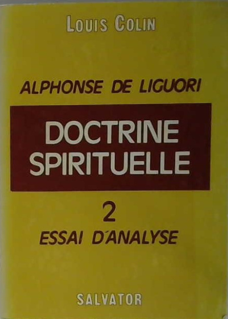 Doctrine spirituelle Alphonse de Liguori
