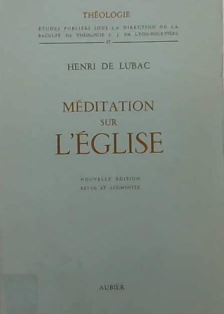 Méditation sur l'Église