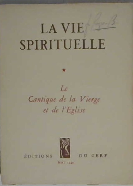 La vie spirituelle