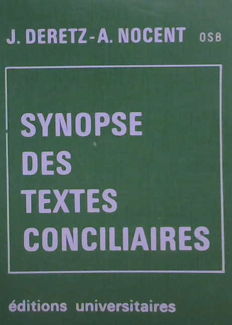 Synopse des textes conciliaires