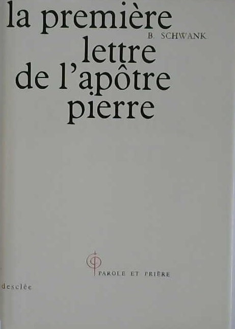 La prière lettre de l'apôtre pierre