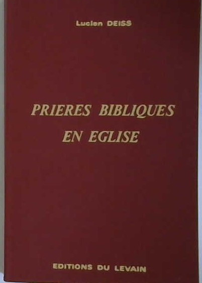 Prière bibliques en Église