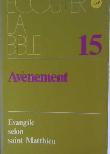 Avènement ( évangile selon saint Mathieu)