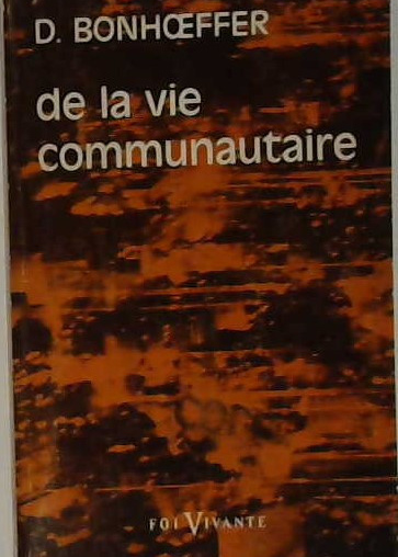 De la vie communautaire