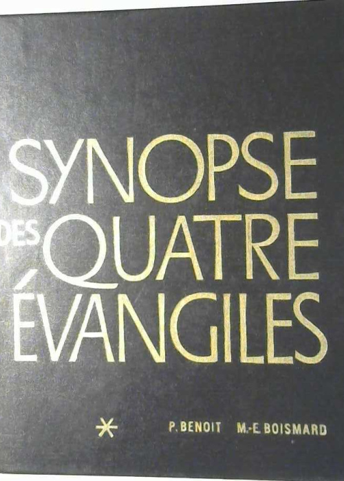 Synopse des quatres évangile tome 1