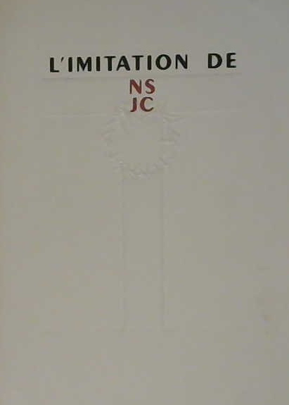 L'imitation de Jésus-Christ
