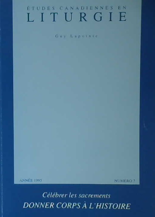 Célébrer les sacrements