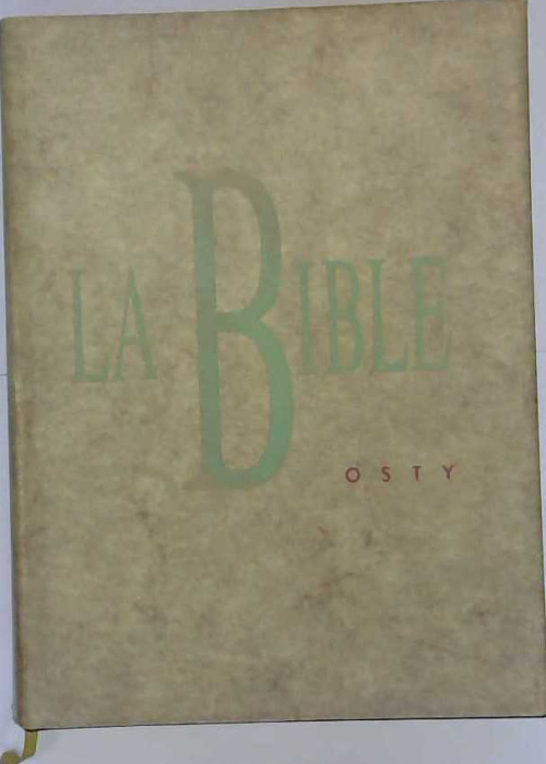 Bible d'Osty