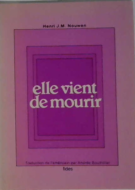 elle vient de mourir